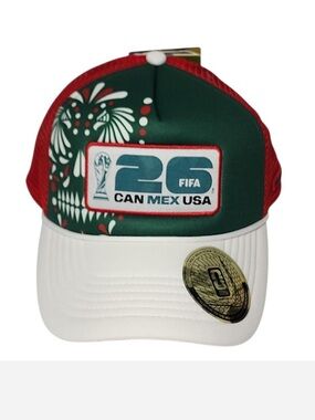 FIFA World Cup 2026 Can Mex USA Trucker Mesh Hat Cap